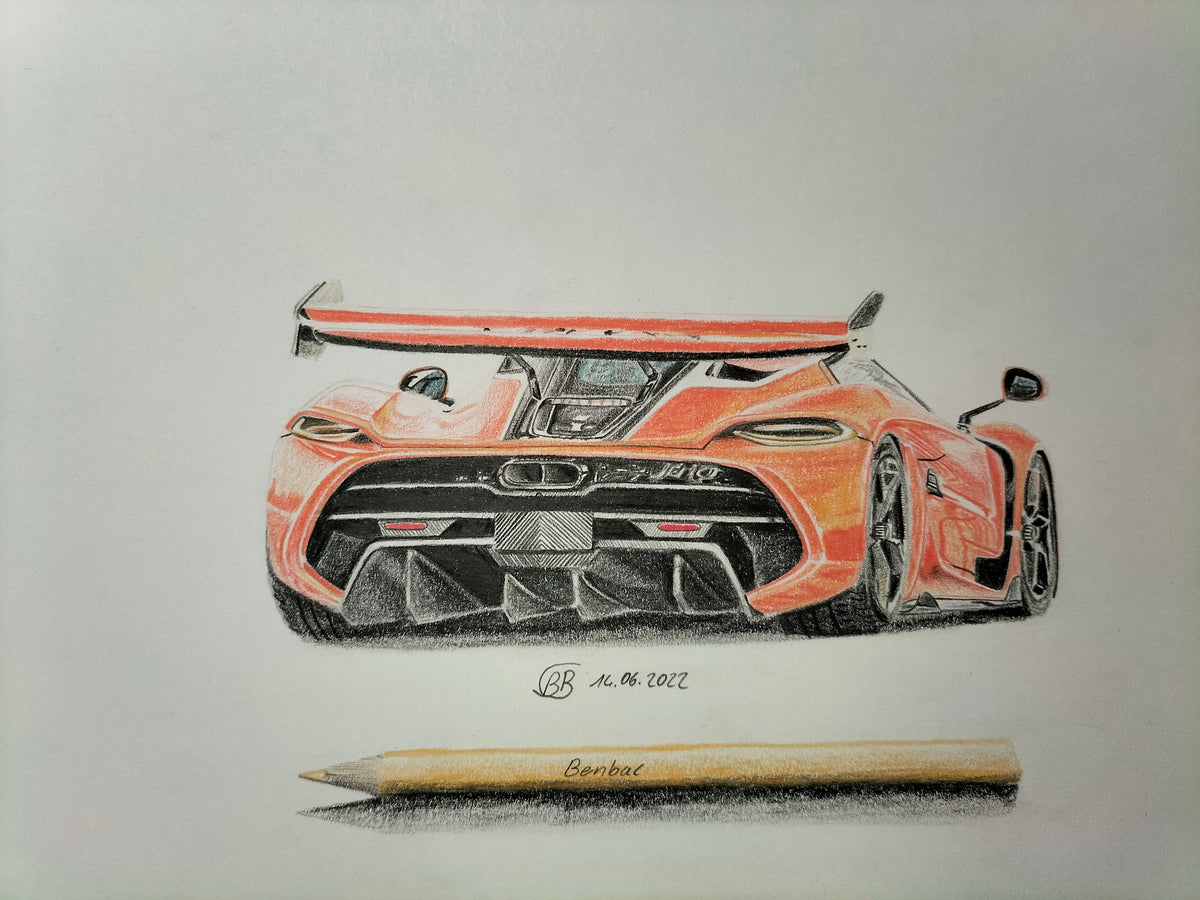 Koenigsegg Jesko Orange