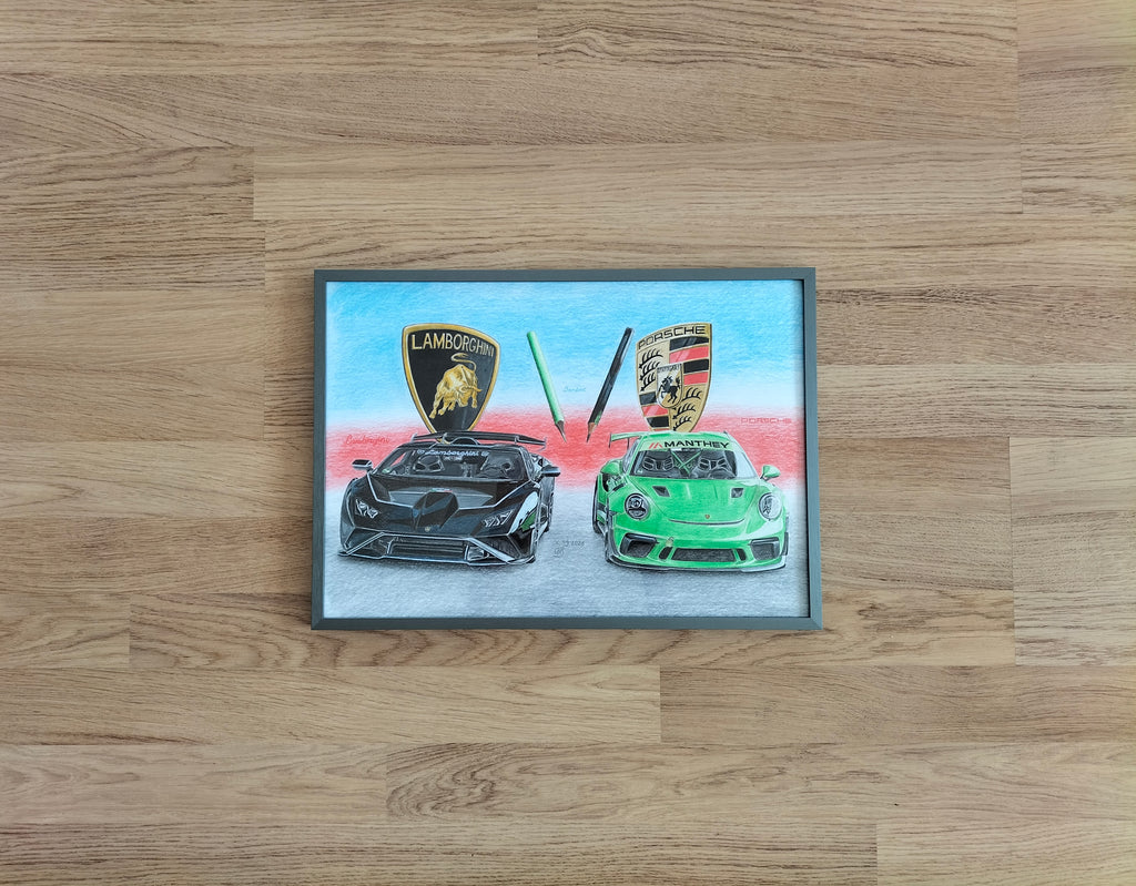 Lamborghini und Porsche