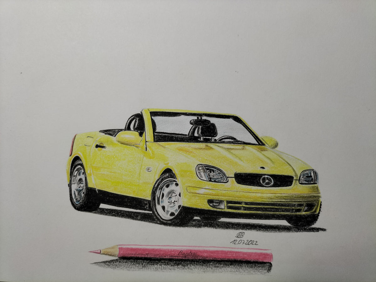 Mercedes Benz SLK Gelb
