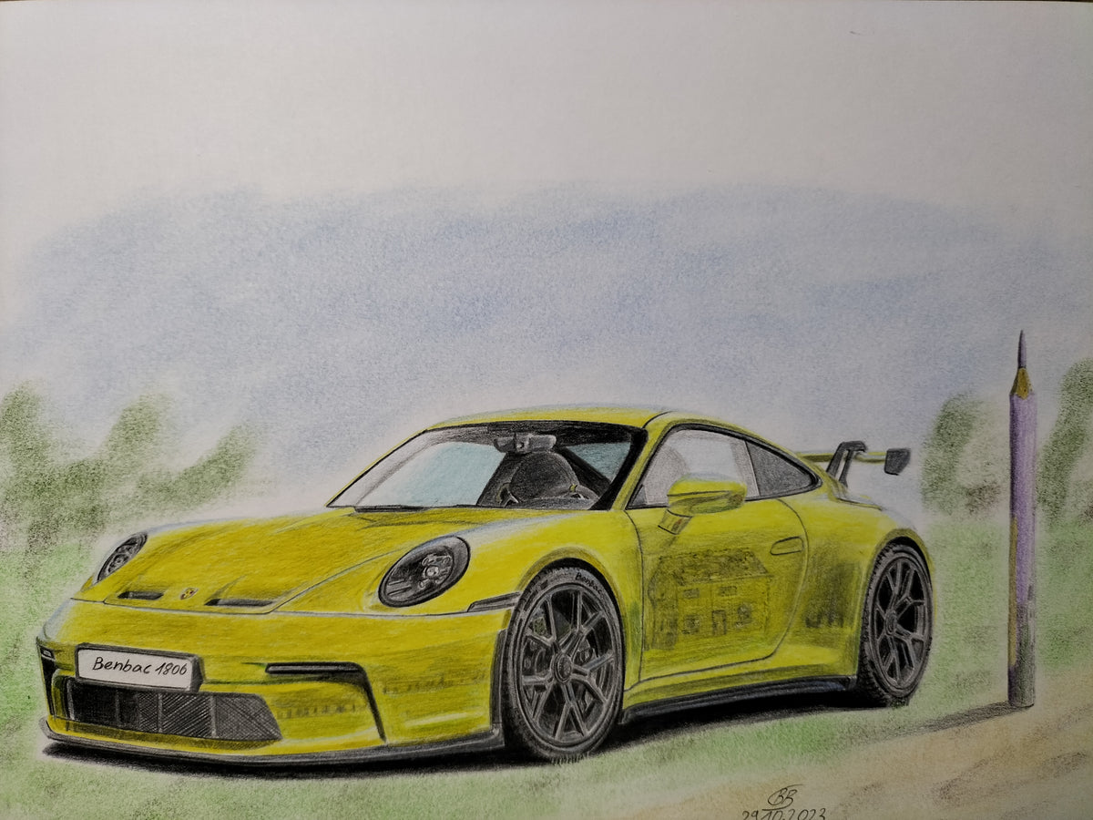 Porsche 992 GT3 gelb