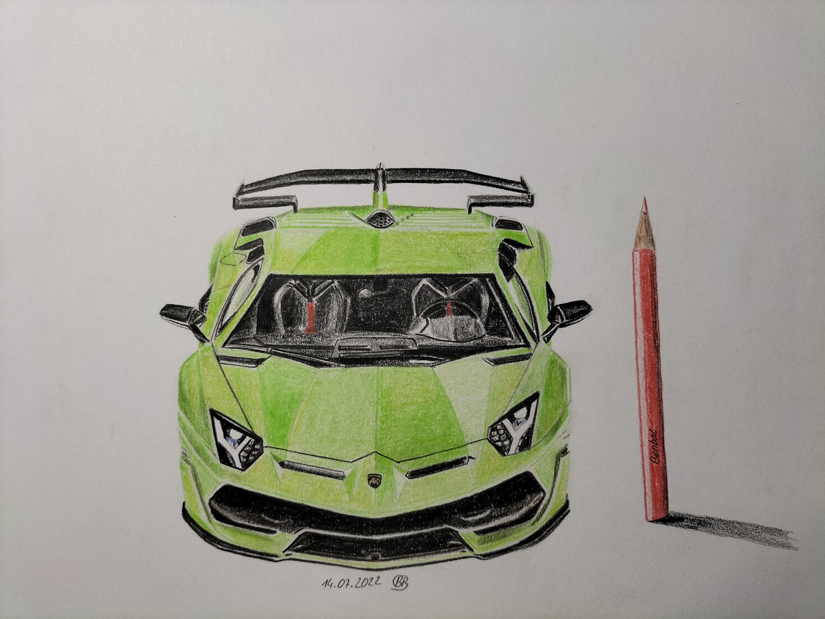 Lamborghini Aventador SVJ Grün