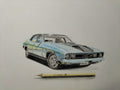 Ford Falcon GT blau