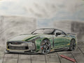 Nissan GTR36 grün