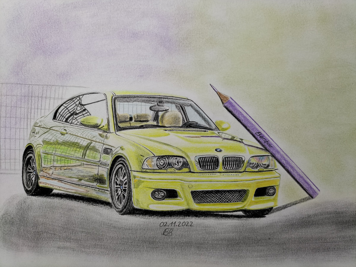 BMW E46 M3 gelb